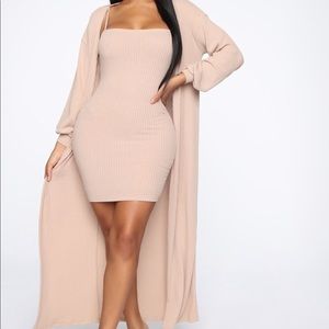 Wrapped In Warmth Dress Set